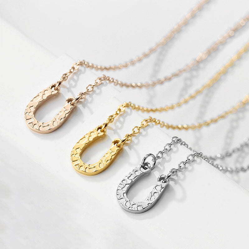 Lamia Horse Shoe Pendant Necklace
