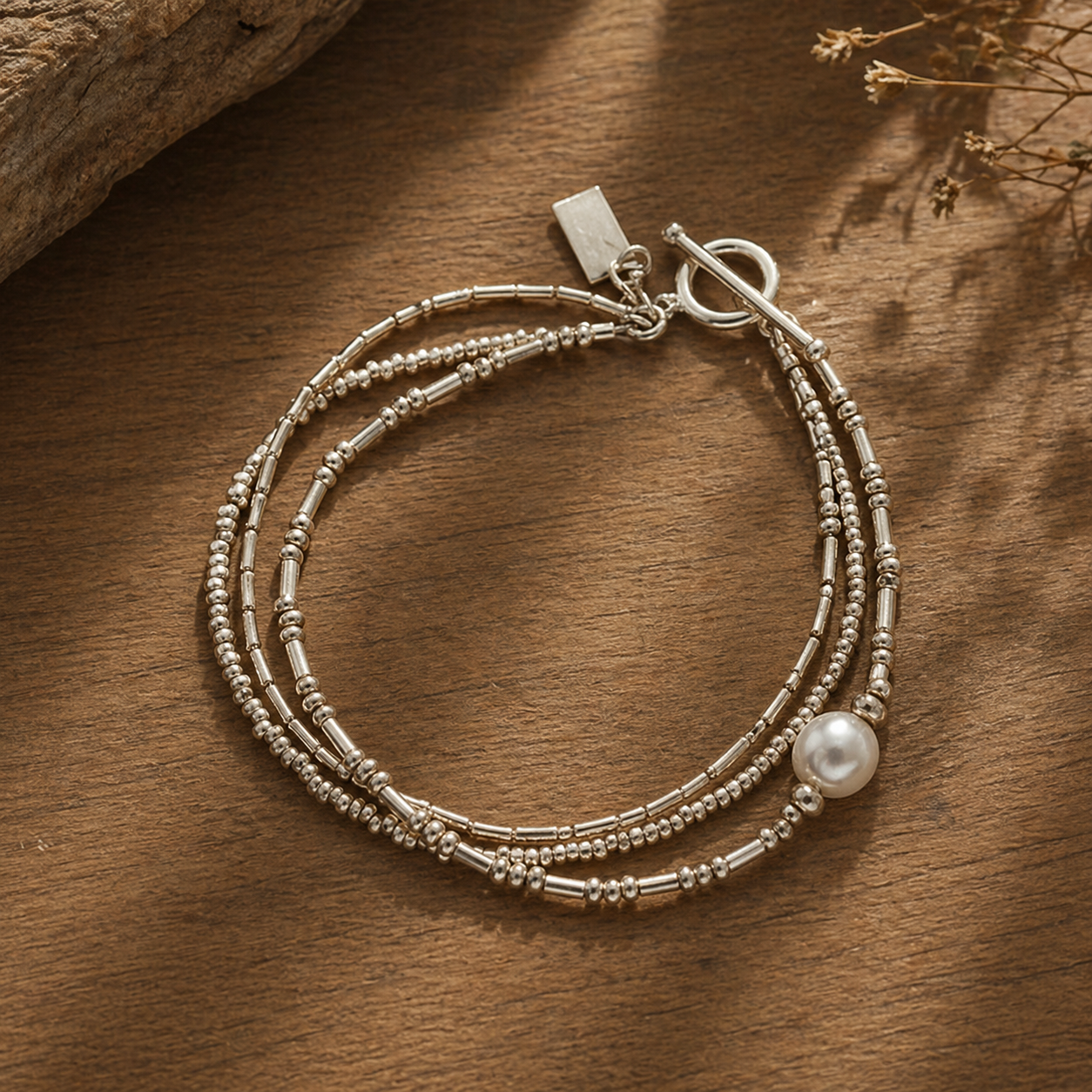 Vintage Pearl Bracelets Set