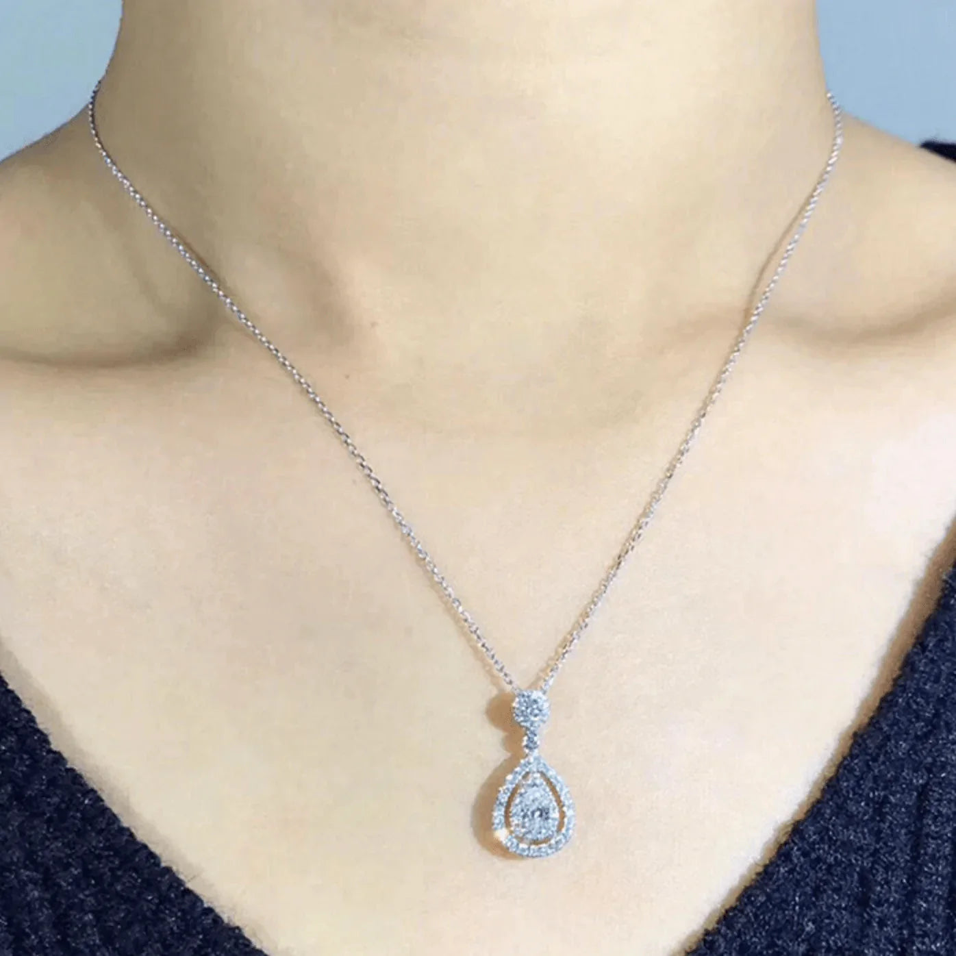 Charlotte Pear Drop Necklace - emmy-rae-jewels.com