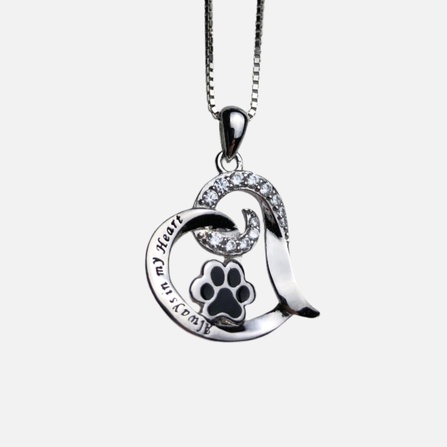 Elegant Dog Memorial Necklace – Stainless Steel - emmy-rae-jewels.com