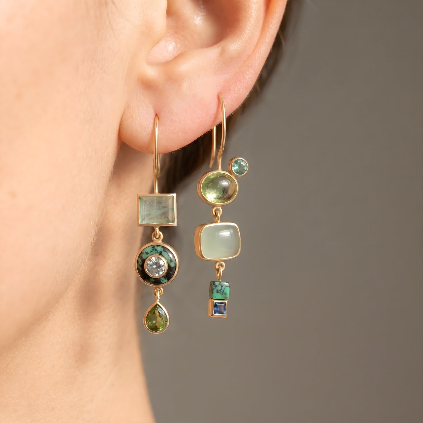 Vintage Green Earrings