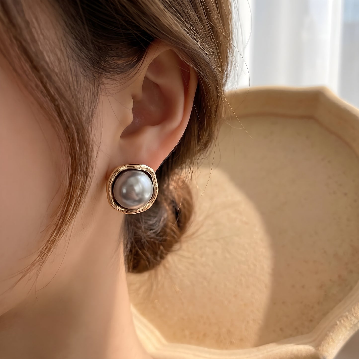 Elegant Vintage Pearl Earrings
