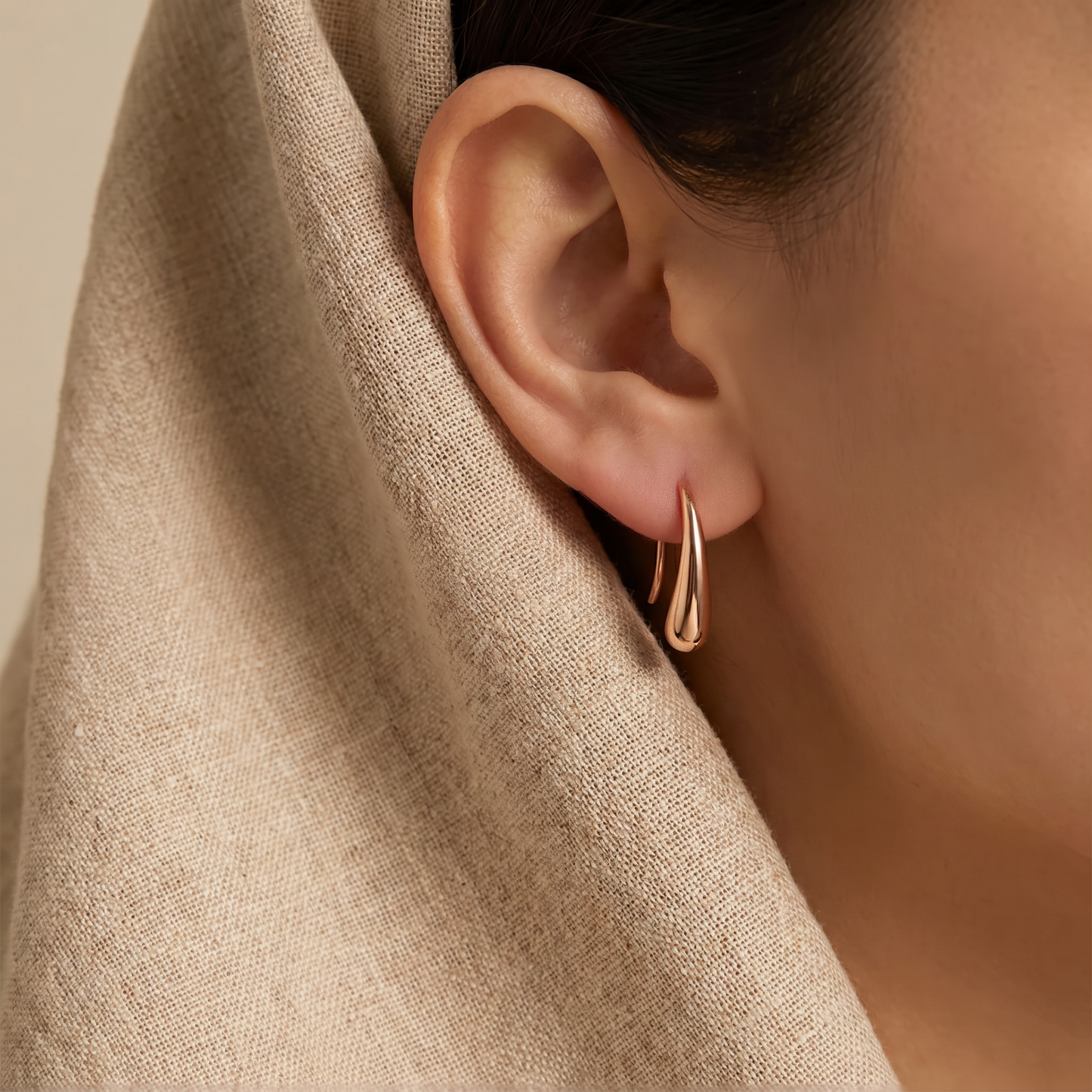 Antique Drop Gold & Silver Earrings