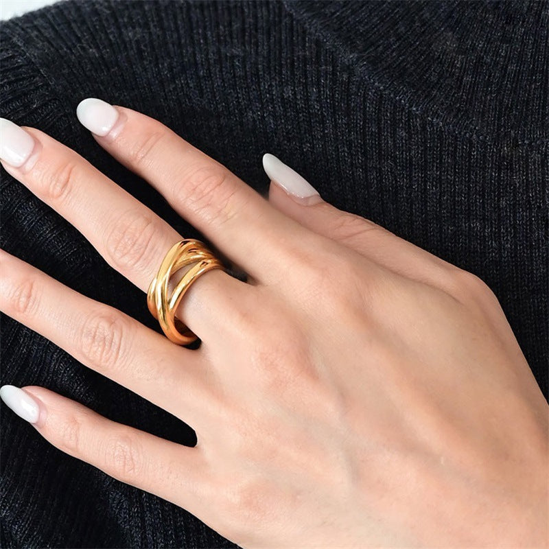 Delicate Disruption Layered Ring - emmy-rae-jewels.com