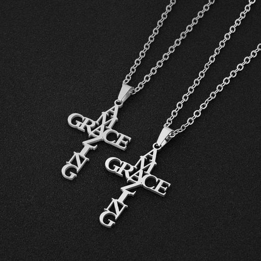 Amazing Grace Stainless Necklace - emmy-rae-jewels.com