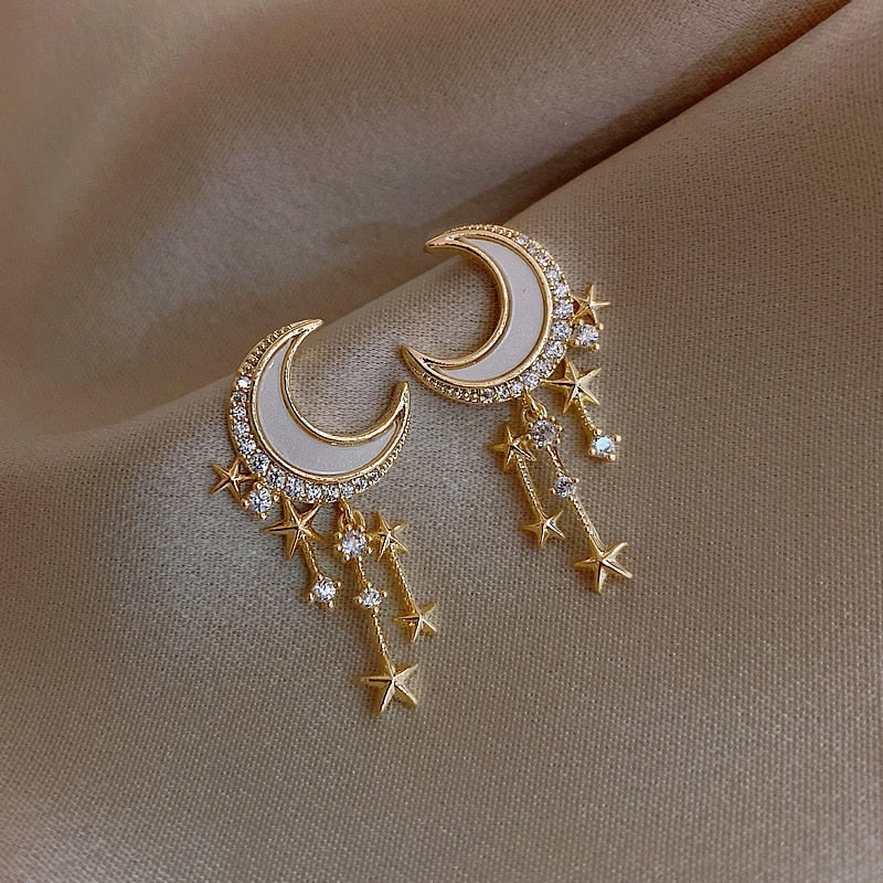 Luxury Moon Shine Earrings - emmy-rae-jewels.com