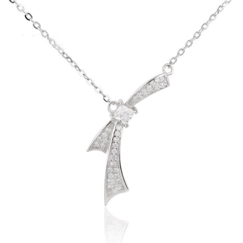 Arisa's Knot Silver Necklace - emmy-rae-jewels.com