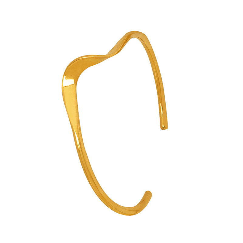 Iris Golden Bangle - emmy-rae-jewels.com