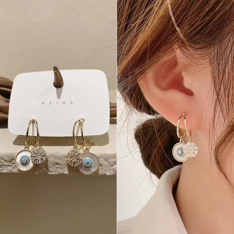 Alluring Kaleidoscope Gold Plated Earrings - emmy-rae-jewels.com