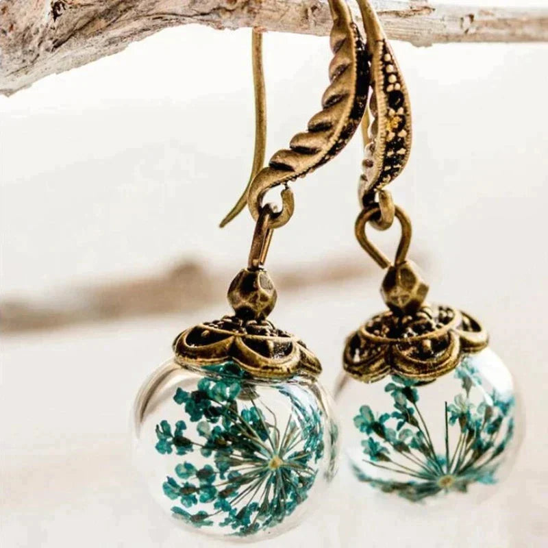 Exotic Nature Earrings in Gold - emmy-rae-jewels.com