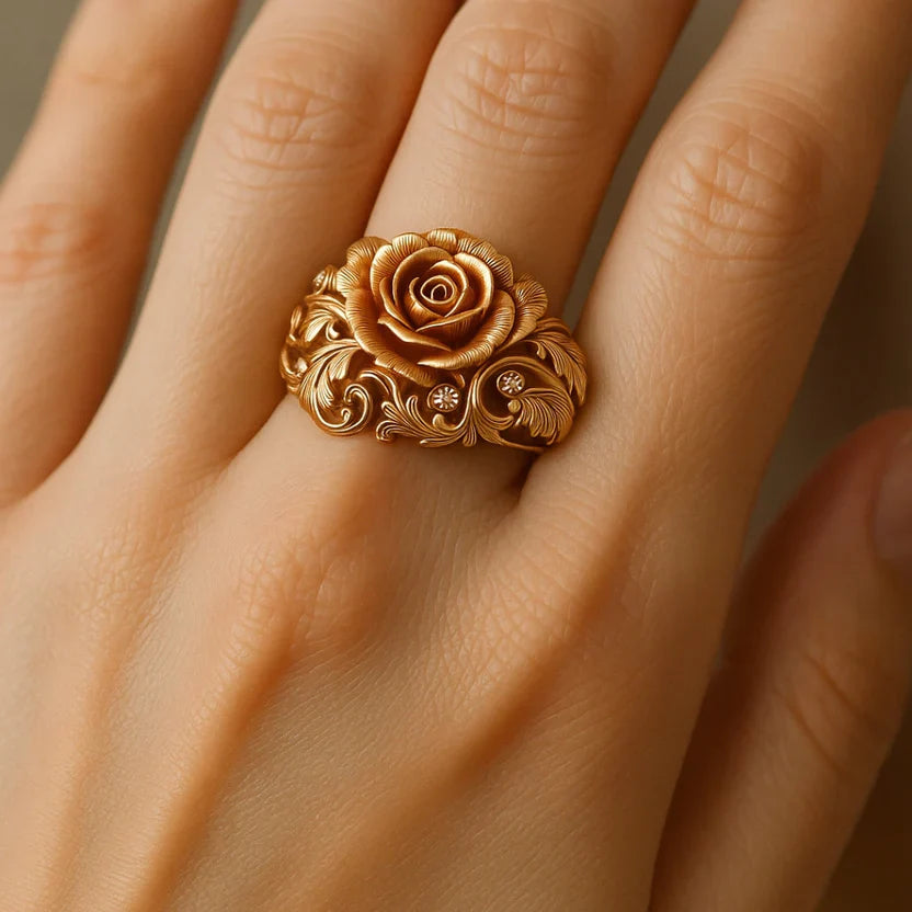 Golden Flower Ring - emmy-rae-jewels.com