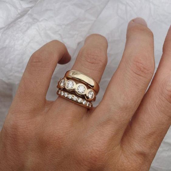 Magica Gold Forged Rings