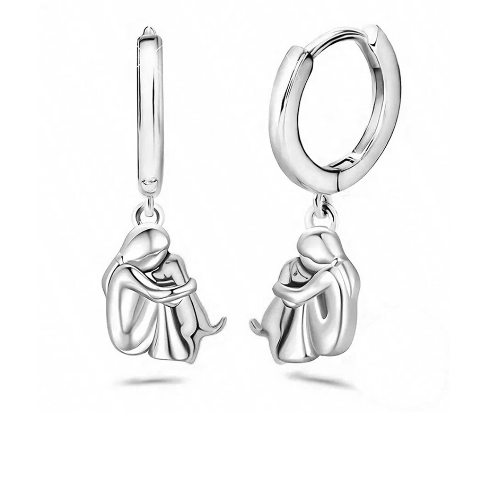 Hug Pendant Necklace with Bonus Earrings – Limited Time Offer - emmy-rae-jewels.com