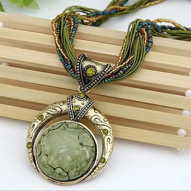 Green Gold Necklace - emmy-rae-jewels.com