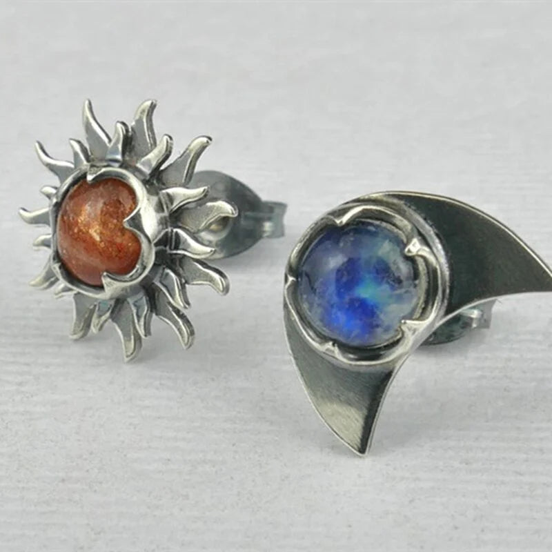 Sun Moon Earrings - emmy-rae-jewels.com
