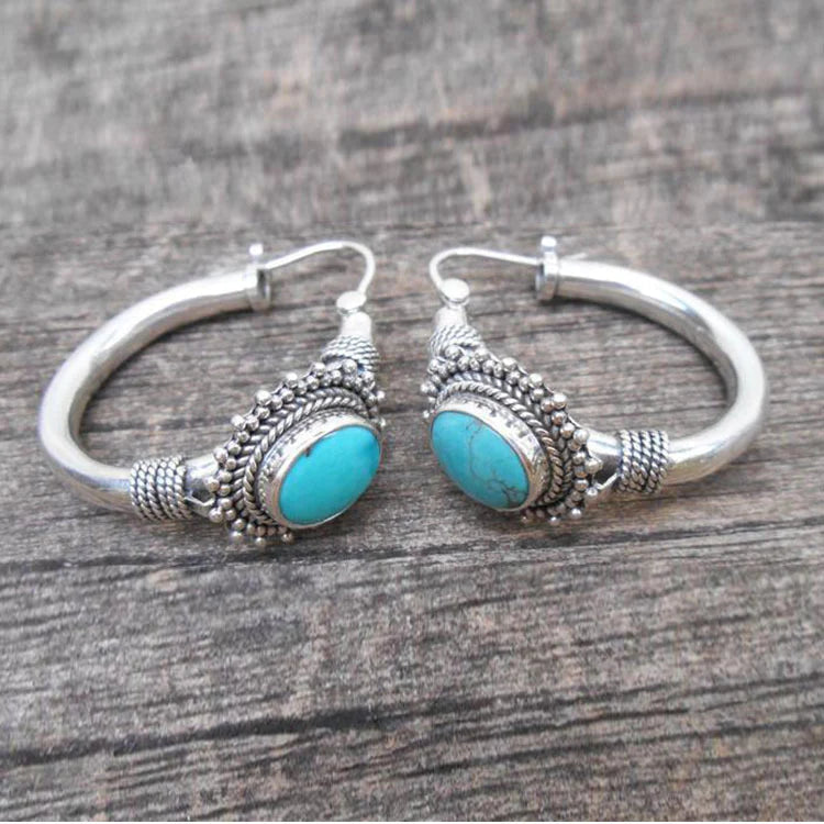 Vintage Turquoise Earrings - emmy-rae-jewels.com