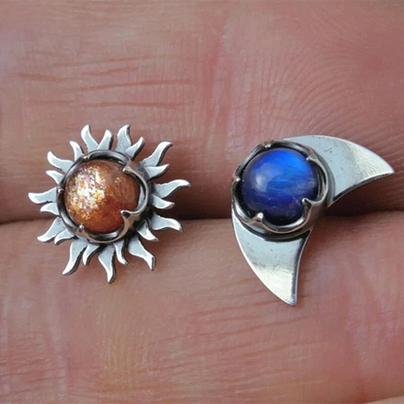 Sun Moon Earrings - emmy-rae-jewels.com