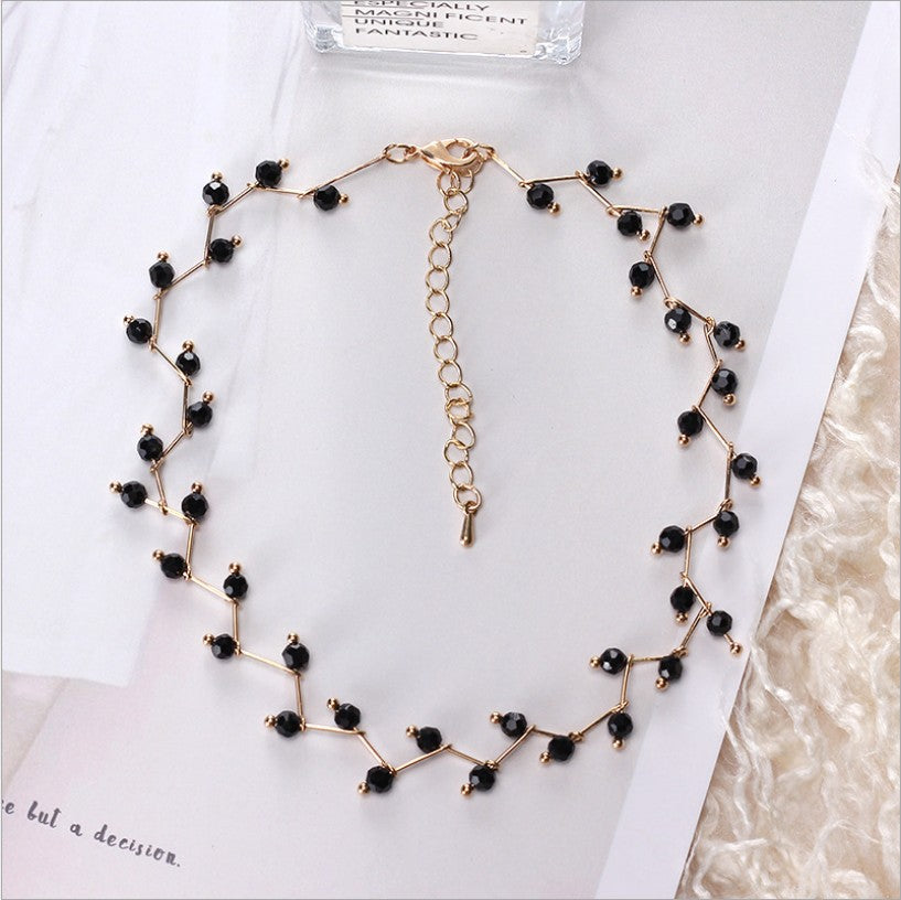 Dark Talise Vine Gemstone Necklace - emmy-rae-jewels.com