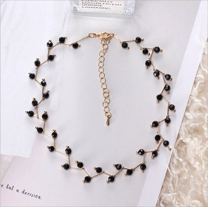 Dark Talise Vine Gemstone Necklace - emmy-rae-jewels.com