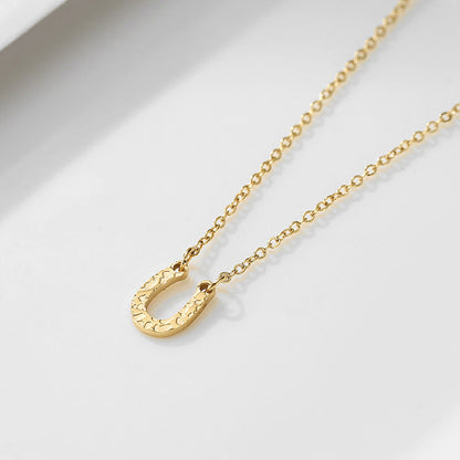 Lamia Horse Shoe Pendant Necklace