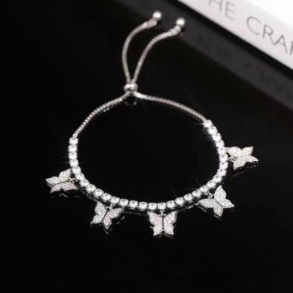 Camelia Butterfly Tennis Bracelet - emmy-rae-jewels.com