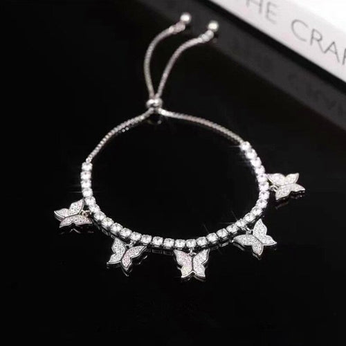 Camelia Butterfly Tennis Bracelet - emmy-rae-jewels.com