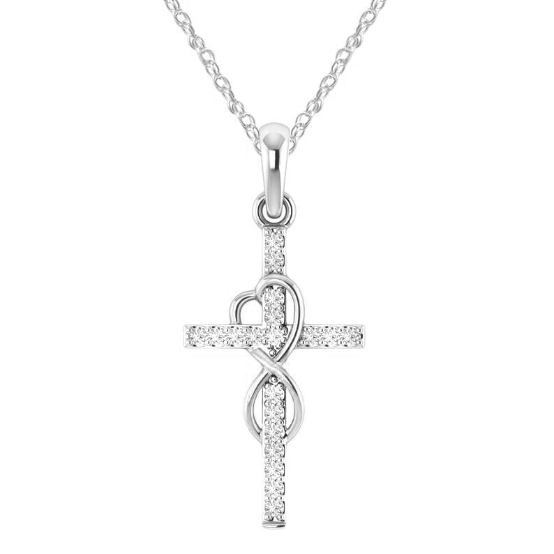 Blessed Infinity Crucifix Necklace - emmy-rae-jewels.com