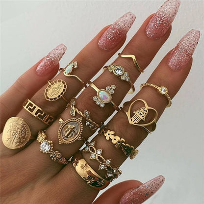 Unique Premium Pack of 8 to 12 Rings - emmy-rae-jewels.com
