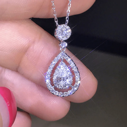 Charlotte Pear Drop Necklace - emmy-rae-jewels.com