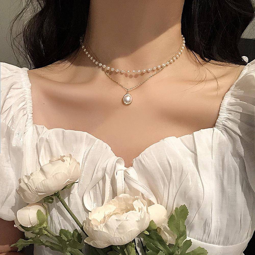 Bernadette Layered Pearl Necklace - emmy-rae-jewels.com
