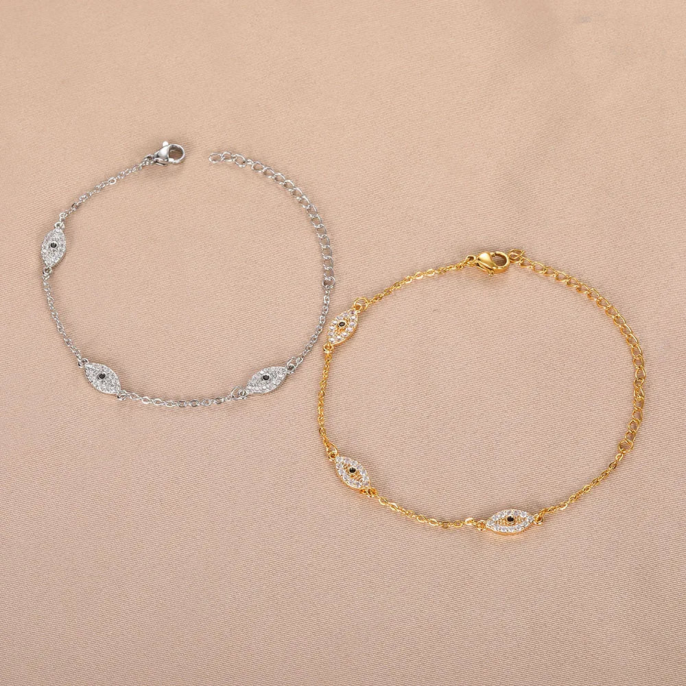 Diamond Evil Eye Bracelet - emmy-rae-jewels.com