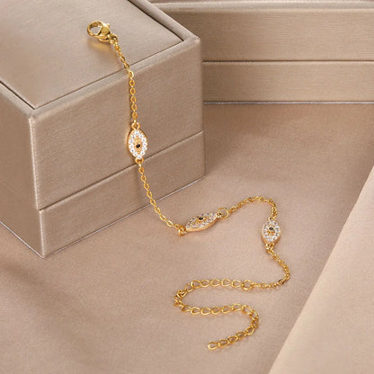 Diamond Evil Eye Bracelet - emmy-rae-jewels.com