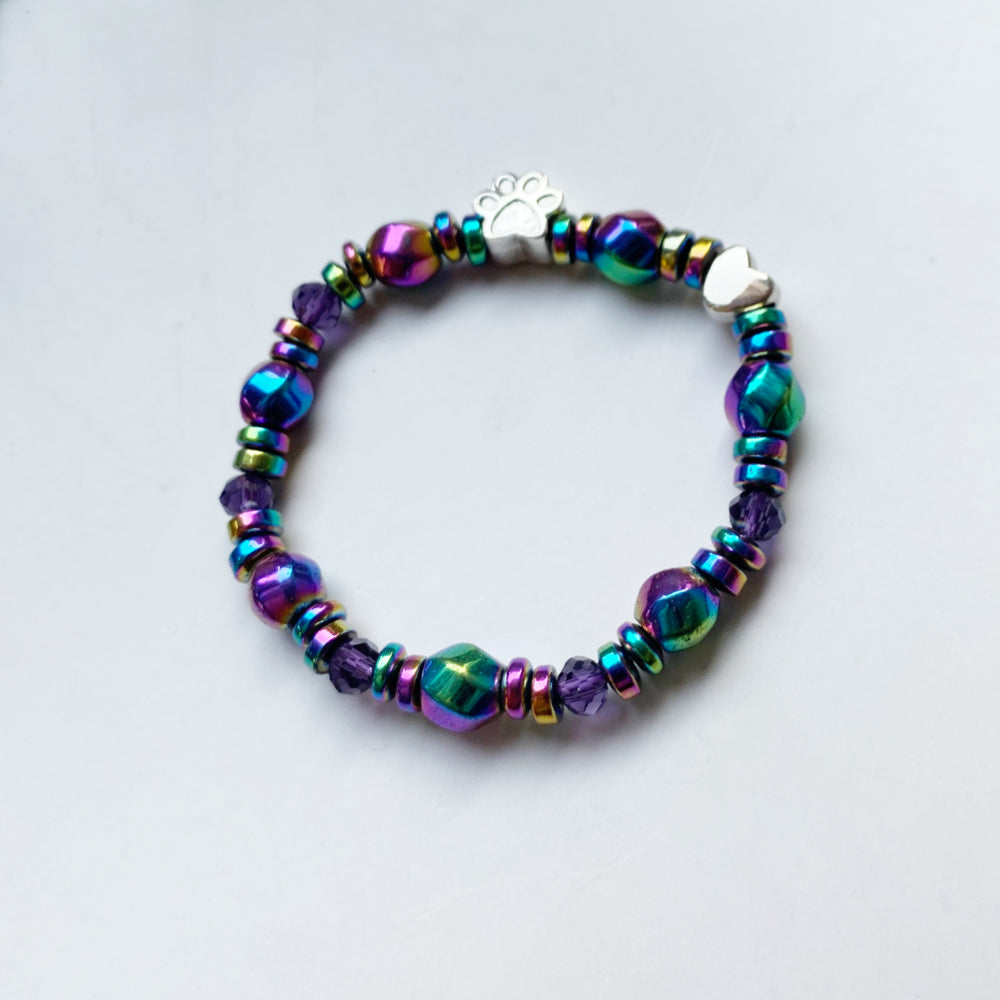 Paw Charm Magnetic Bracelet - emmy-rae-jewels.com