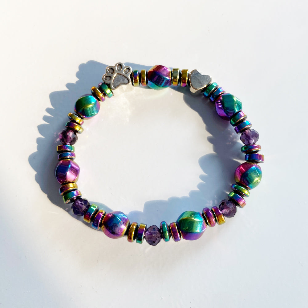 Paw Charm Magnetic Bracelet - emmy-rae-jewels.com