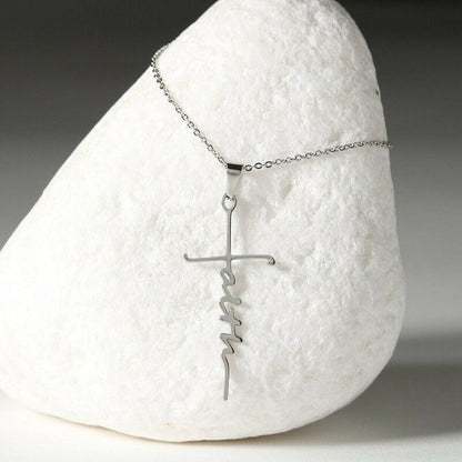 Faith Cross Necklace