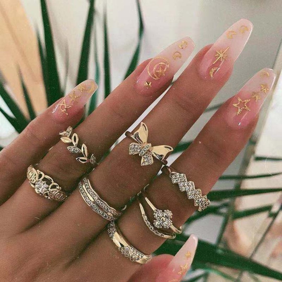 Unique Premium Pack of 8 to 12 Rings - emmy-rae-jewels.com
