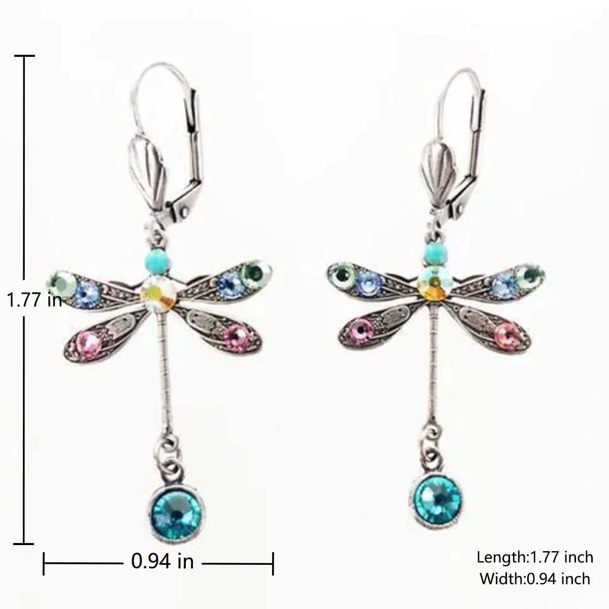 Elegant Carved Dragonfly Earrings - emmy-rae-jewels.com