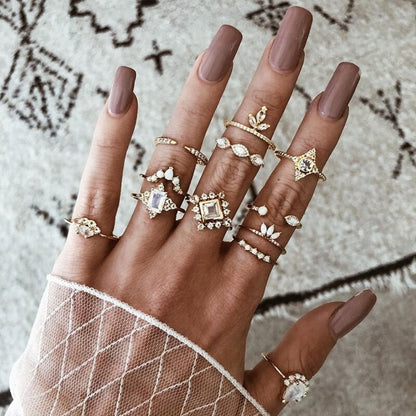 Unique Premium Pack of 8 to 12 Rings - emmy-rae-jewels.com