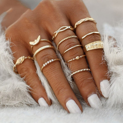 Unique Premium Pack of 8 to 12 Rings - emmy-rae-jewels.com