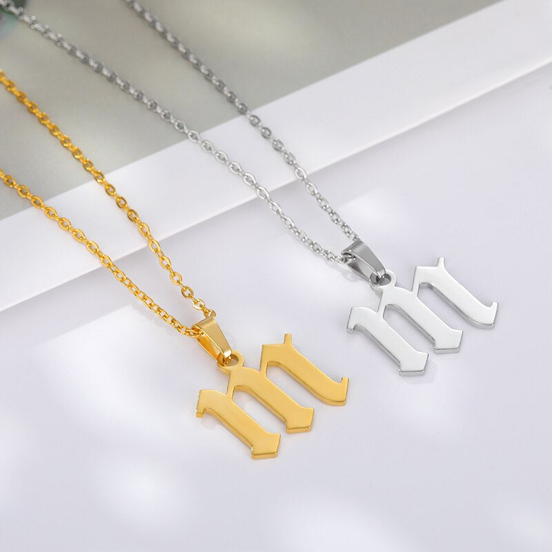 Bella Initial Necklace - emmy-rae-jewels.com