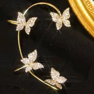 Butterfly Garden Crescent Earrings - emmy-rae-jewels.com