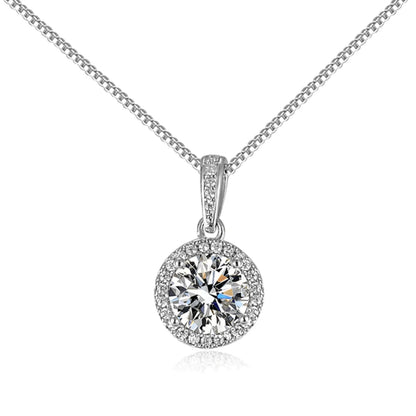 Adaline's Halo Zirconia Necklace - emmy-rae-jewels.com