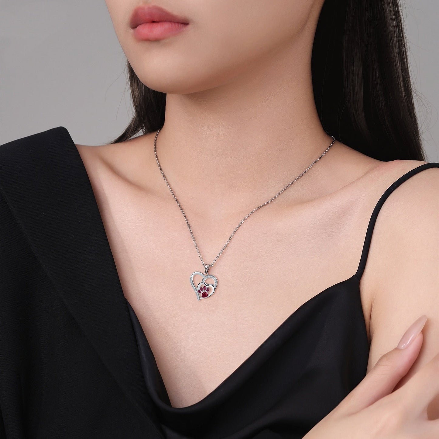 Cute Paw Print Necklace - emmy-rae-jewels.com