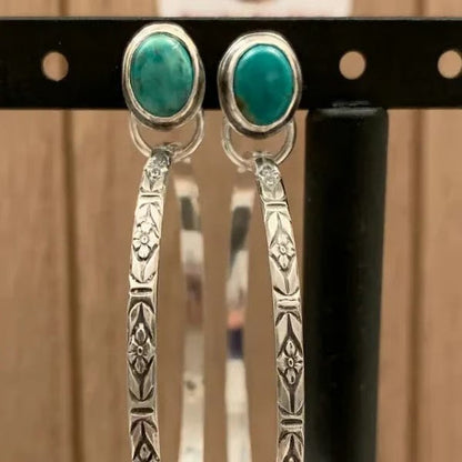 Boho Vintage Onyx Earrings - emmy-rae-jewels.com