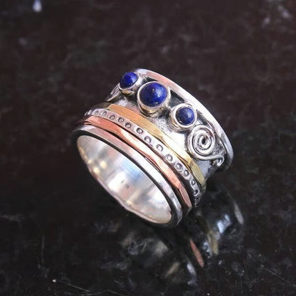 Bohemian Sapphire Meditation Ring - emmy-rae-jewels.com