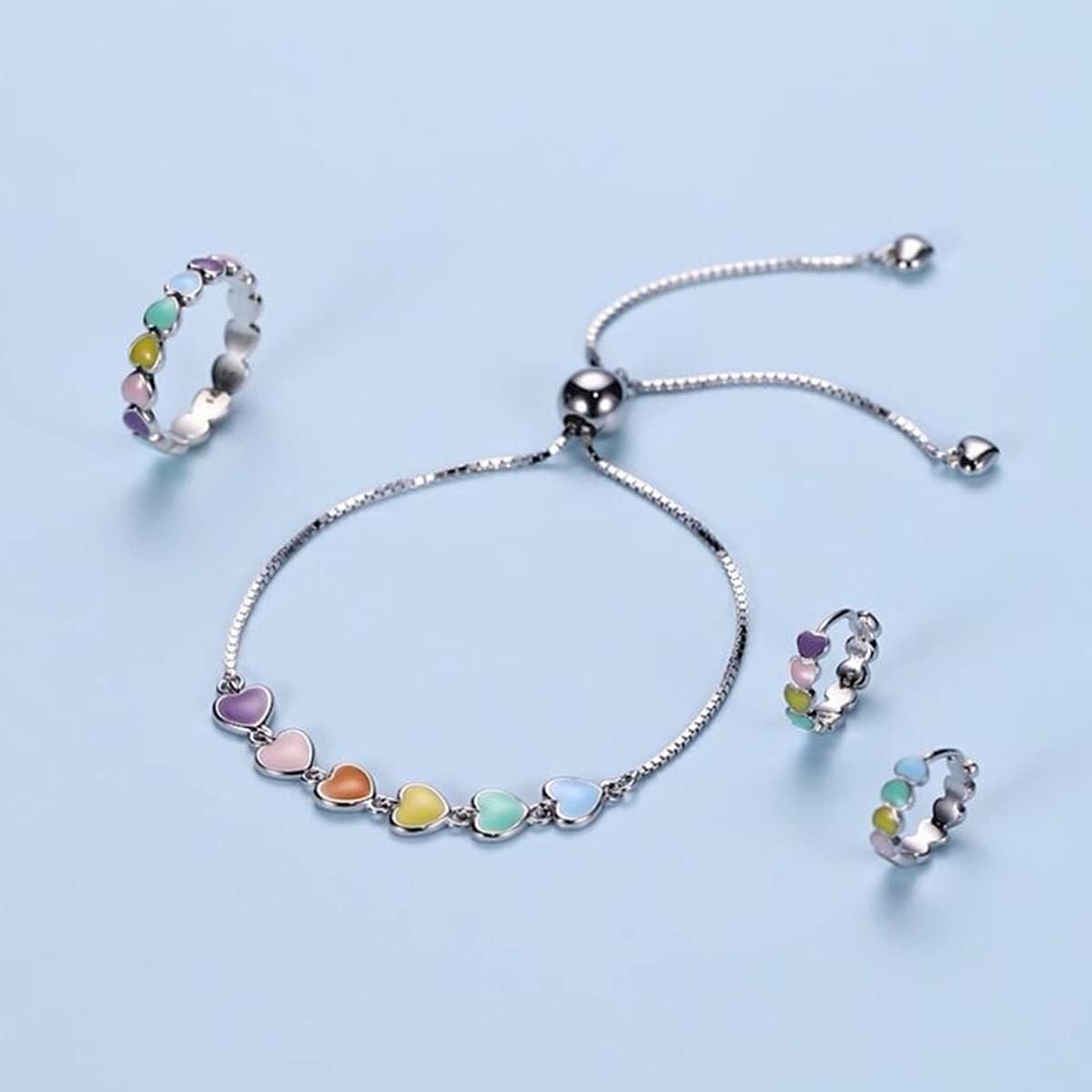 Sterling Silver Paw Print Bracelet – Adjustable Fit - emmy-rae-jewels.com