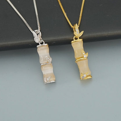 Luxe Bamboo Chain Pendant - emmy-rae-jewels.com