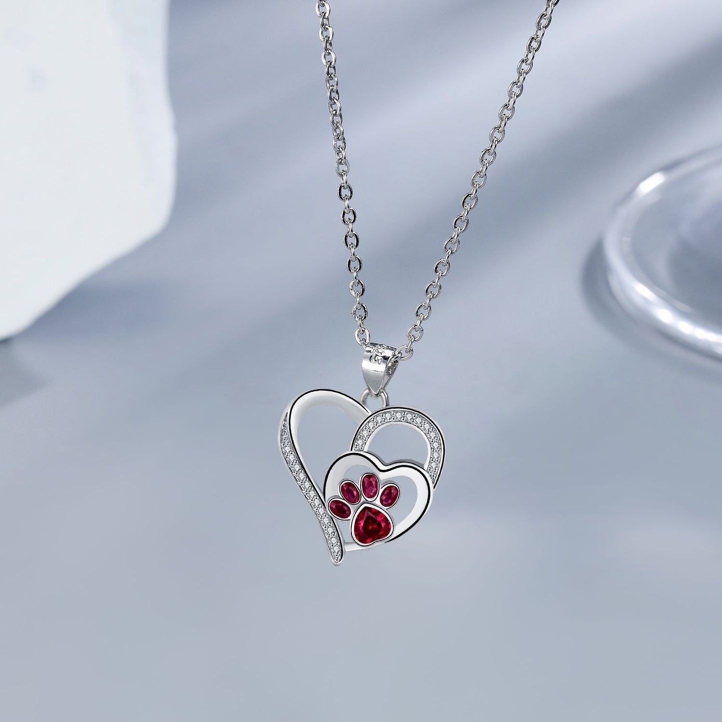Cute Paw Print Necklace - emmy-rae-jewels.com