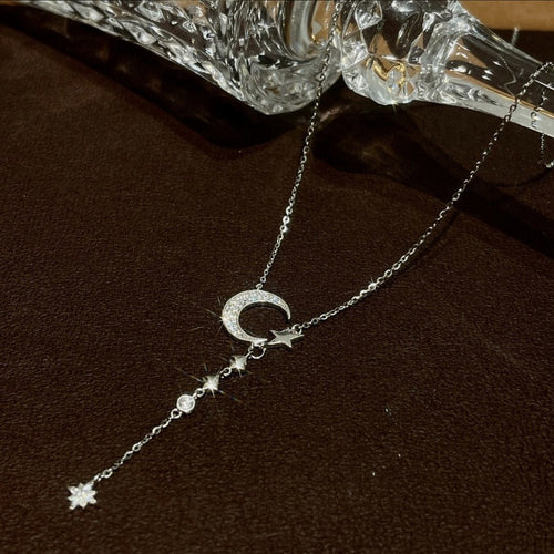 Celestial Brilliance Lunar Necklace - emmy-rae-jewels.com
