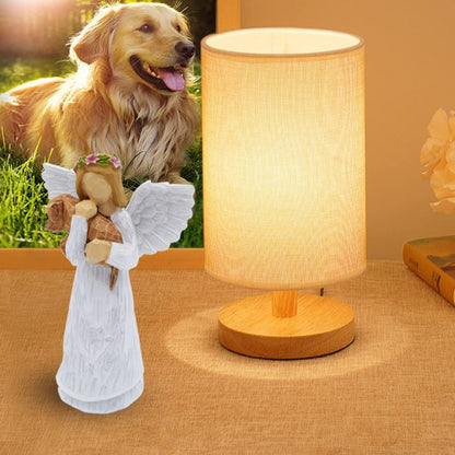 Dog Memorial Gift Set with Angel of Friendship Figurine & Rainbow Bridge Chakra Bracelet - emmy-rae-jewels.com